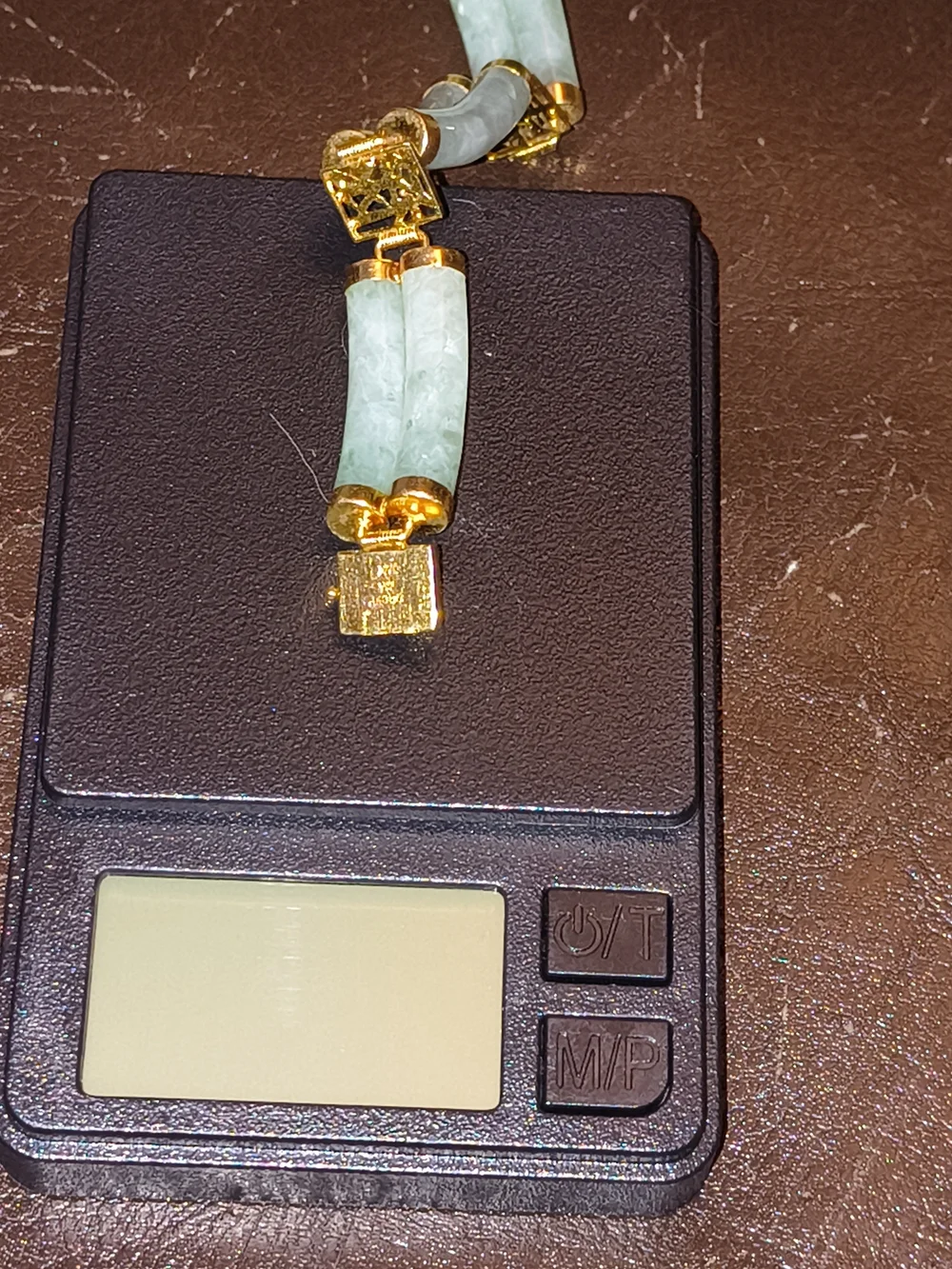 Exquisite Vintage 14K Gold & Genuine Jade Jewelry Set HongKong